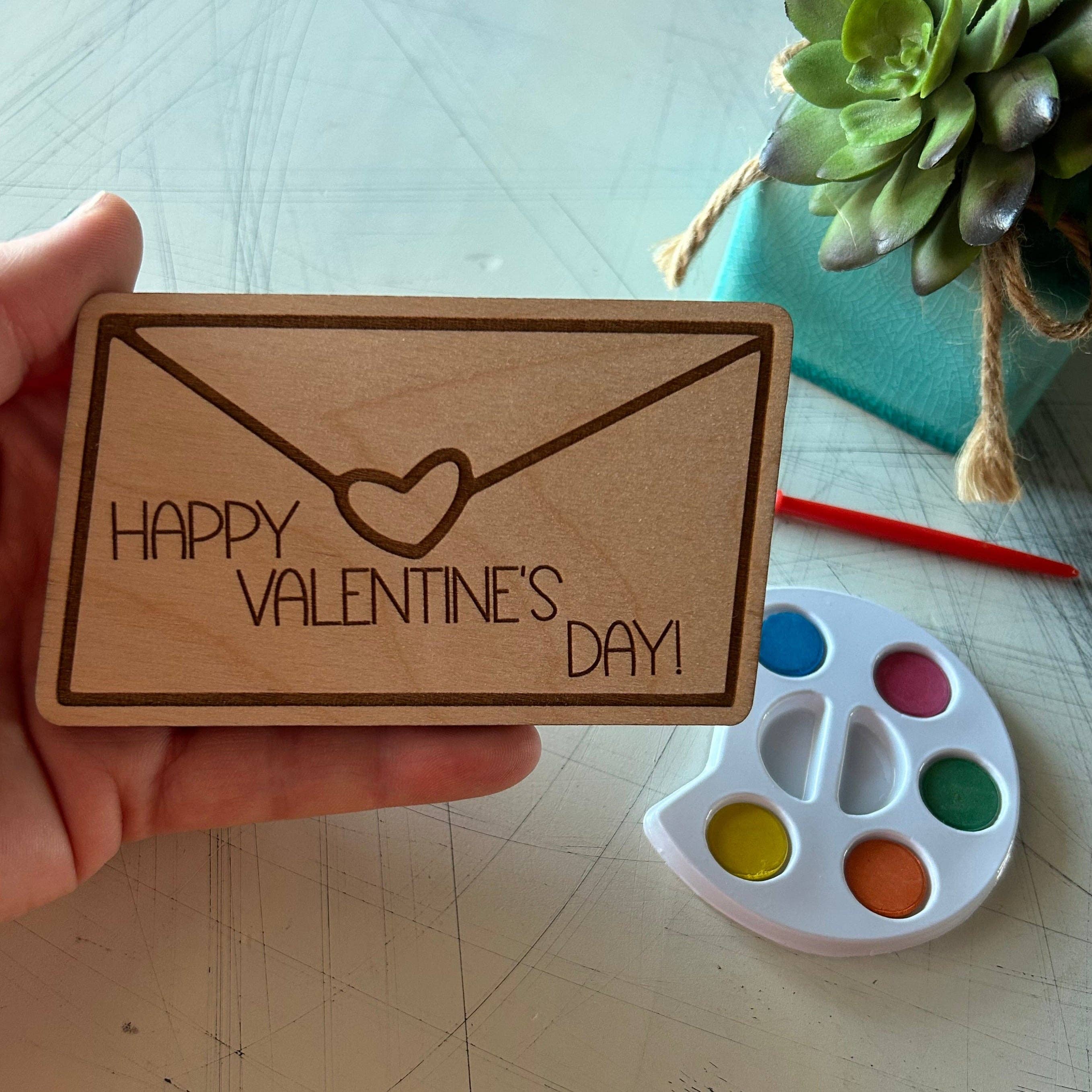 Novotny Designs - Wholesale DIY Craft Kit - Valentine's Day Mail Watercolor Craft Kit3