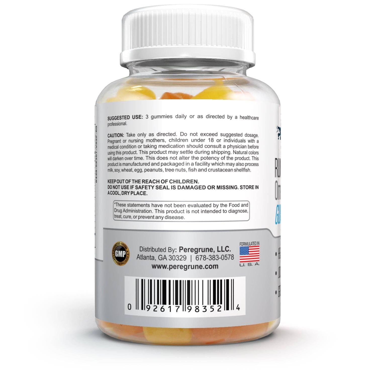 PEREGRUNE - Wholesale Oral Supplement/Vitamin - RUNNER OMEGA 3/6/9 - GUMMY6
