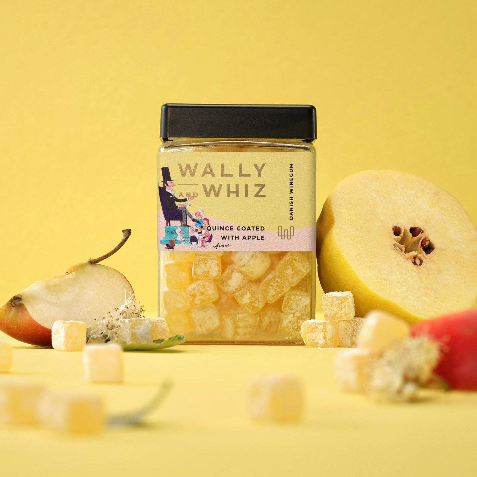 Wally and Whiz - Wholesale Gummy - Quince with apple, 240g - H.C. Andersen0