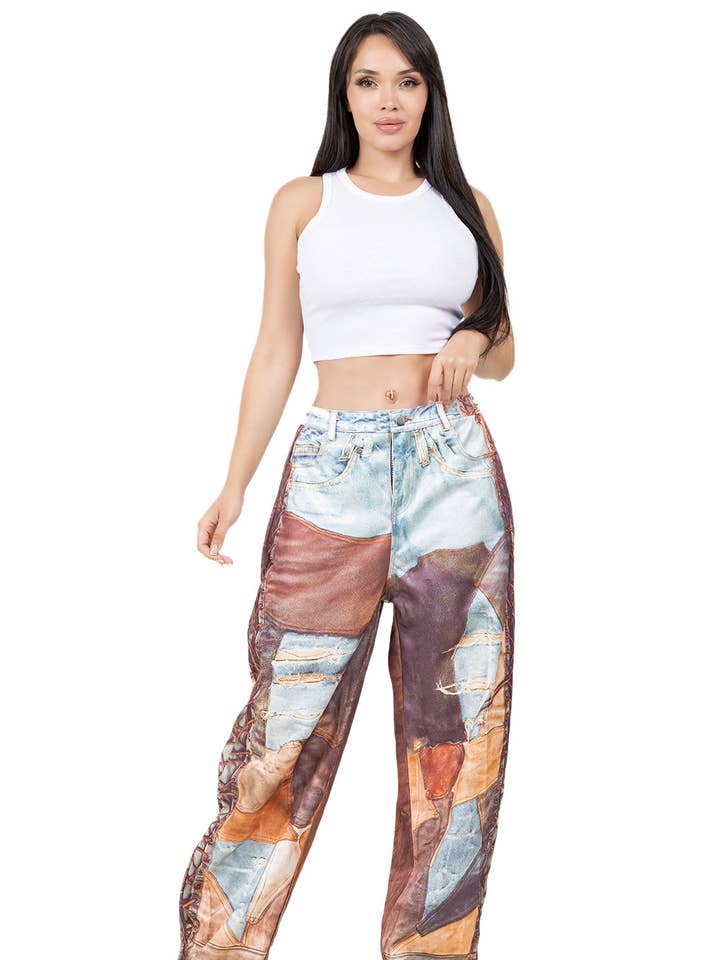 WOMEN FASHION 3D PRINT CASUAL PANTS for wholesale by By Claude