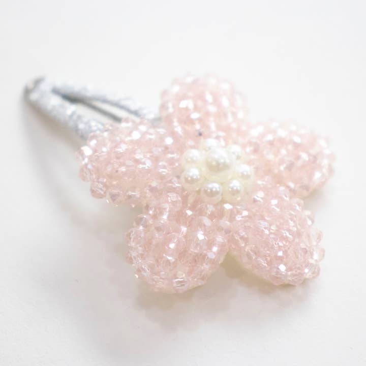 Yuko B - Wholesale Hair Clip - Kids - Rose Hair Clip - Paris Collection