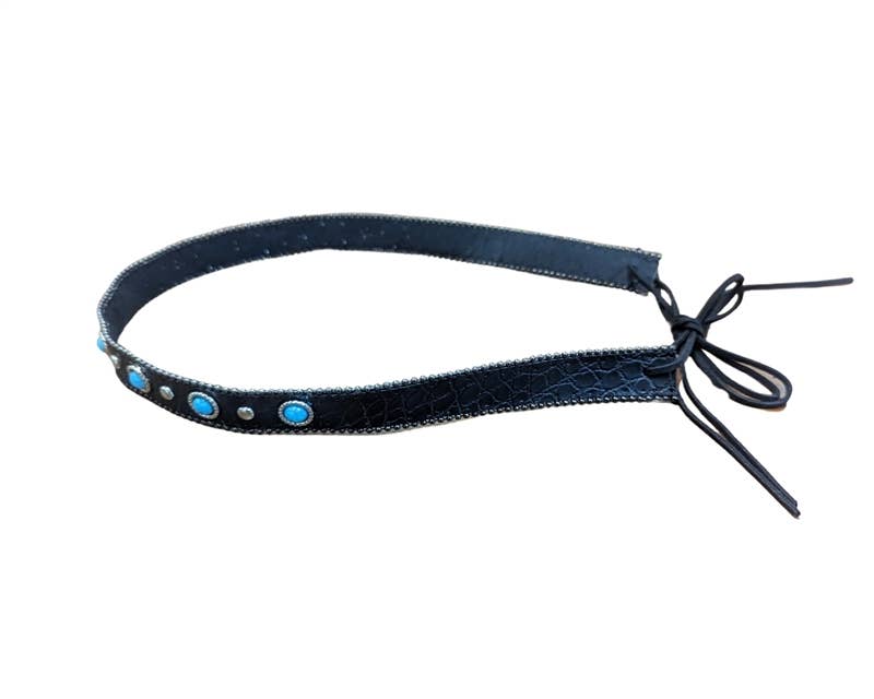 DNMC – wholesale Cowboyhatt - Dam – Australisk ullgamblerhatt + turkosa stenar5