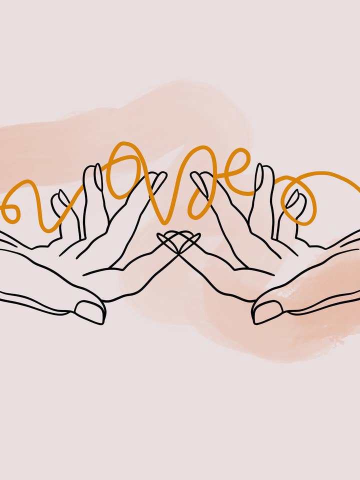 With Love - 8x10 Print for wholesale by aLILscribble