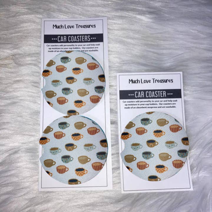 Coffee Car Coaster for wholesale by Much Love Treasures
