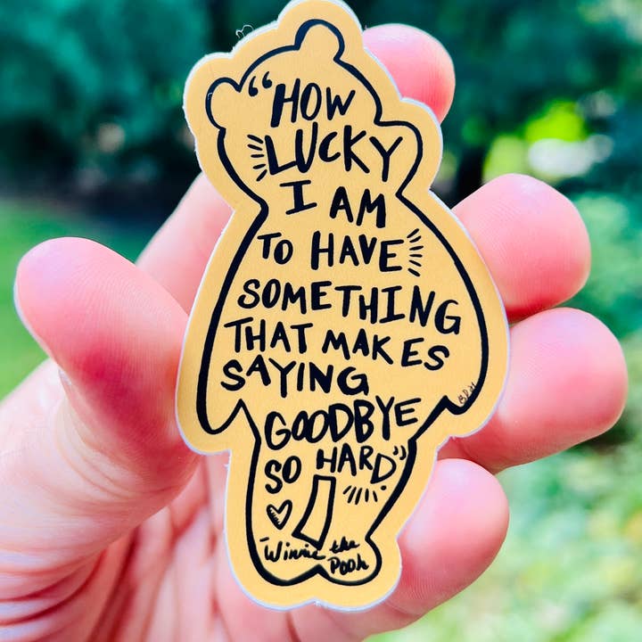 Pooh {sticker} for wholesale by Uncle Dunc's Sticker Shoppe