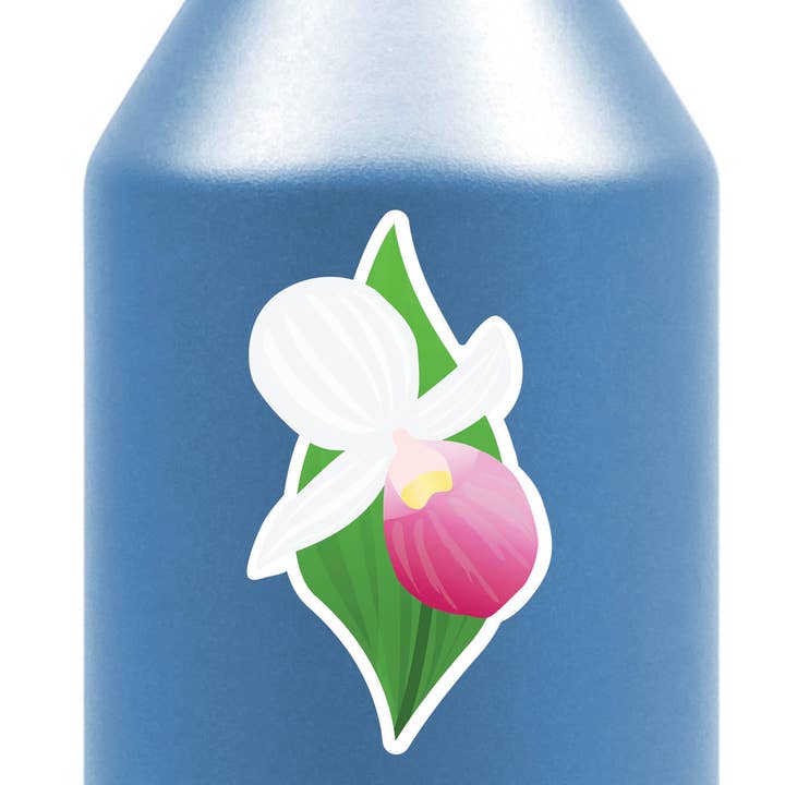 Lady Slipper Sticker for wholesale by Bemused Creative