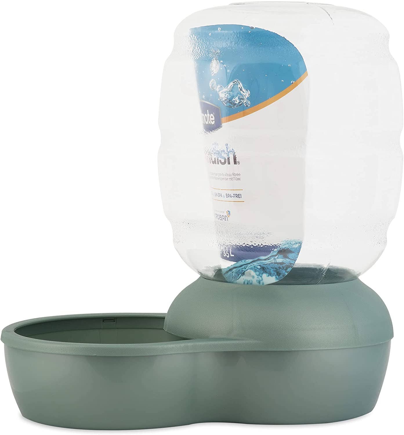 Above Edge - Wholesale Pet Bowl - Cat/Dog - Replendish Gravity Waterer With Microban for Cats and Dogs,2