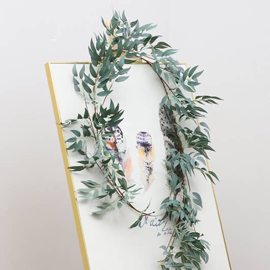 Sweet Home Deco - Wholesale Artificial plant - 71''L Silk Eucalyptus Leaves Garland, Fake Greenery Garland3