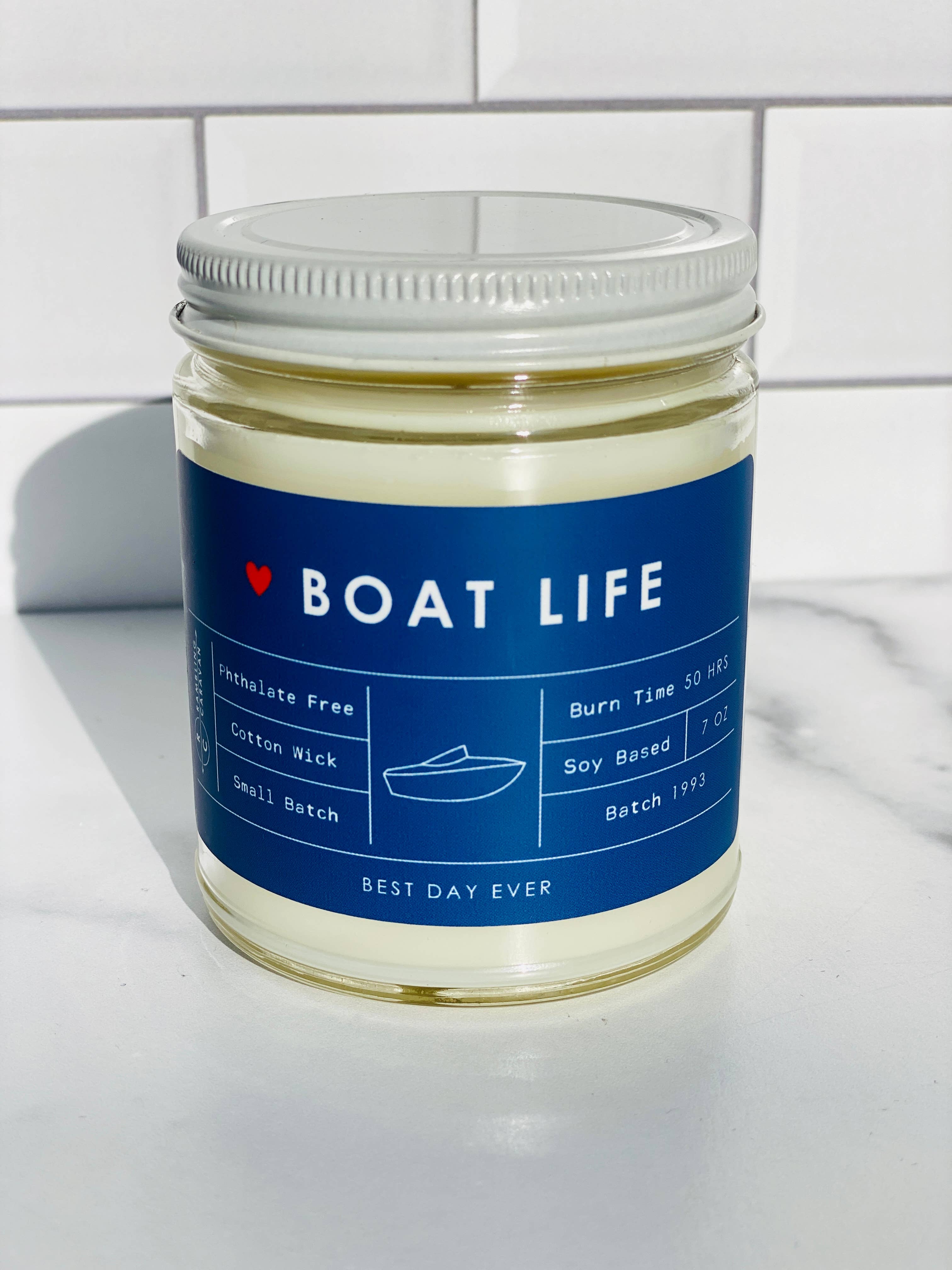 Rambling Caravan - Wholesale Jar/Filled Candle - Boat Life Candle8