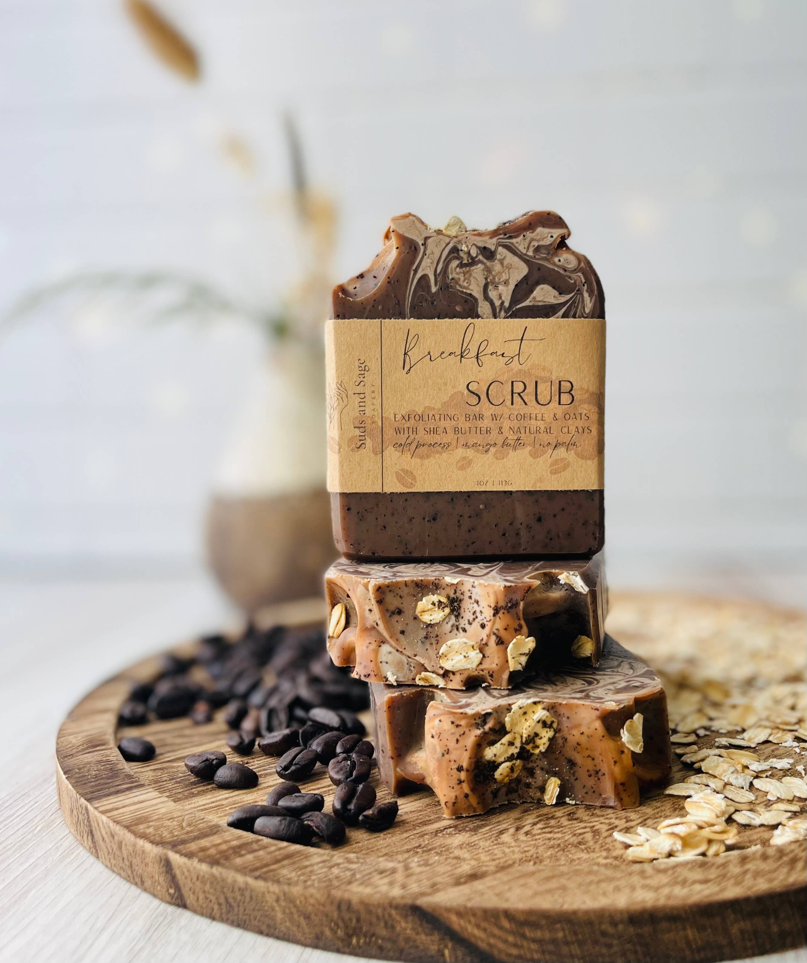 Suds and Sage - Wholesale Bar Soap - Breakfast Scrub2