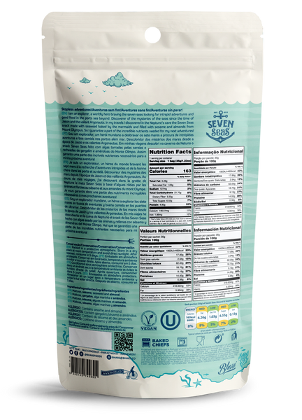 Bhars Foods - Wholesale Puffed Snack - Seven Seas - Baked Nori with Almond and Sesame (35g)1