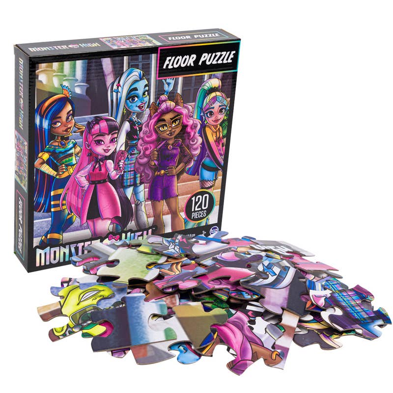 Deluxe Import Trading - Vente Puzzle – enfant - Puzzle de sol 120 pièces Monster High0