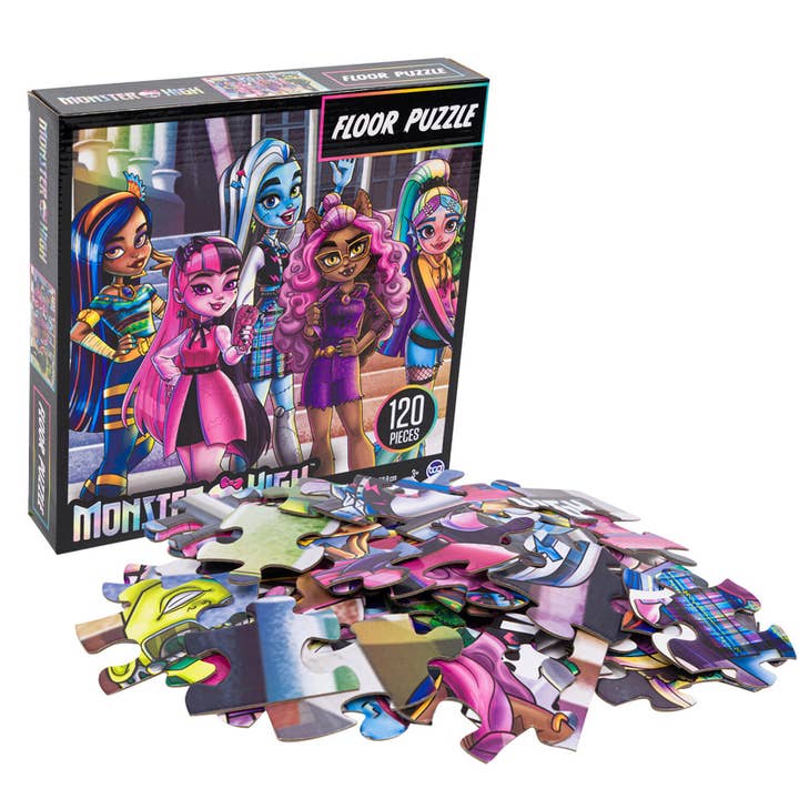 Deluxe Import Trading – Engroshandel Puslespil - Børn – Monster High 120-brikkers gulvpuslespil