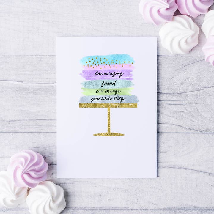 One Amazing Friend Birthday Card for wholesale by Card & Story