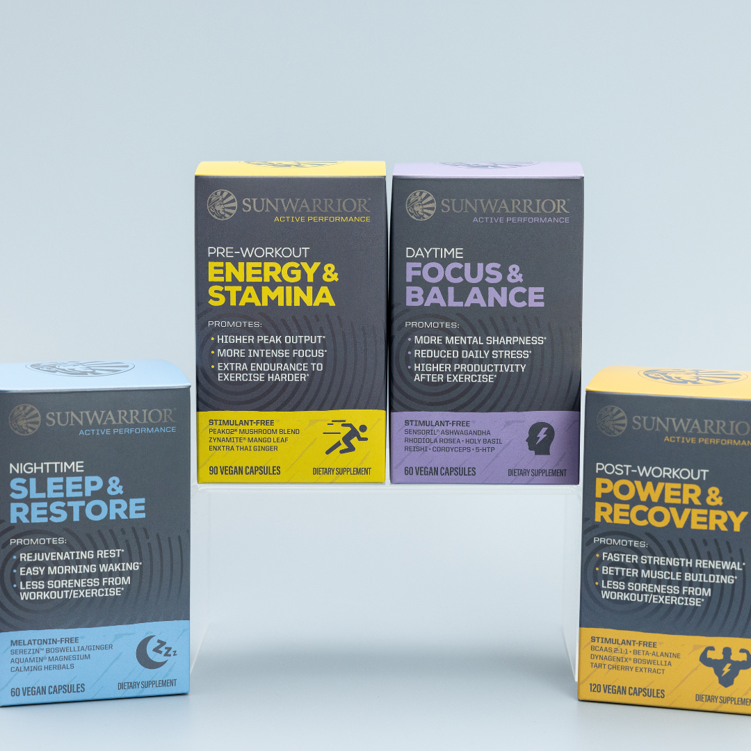 Sunwarrior - Wholesale Oral Supplement/Vitamin - Sunwarrior Active Daytime Capsules - Focus & Balance12