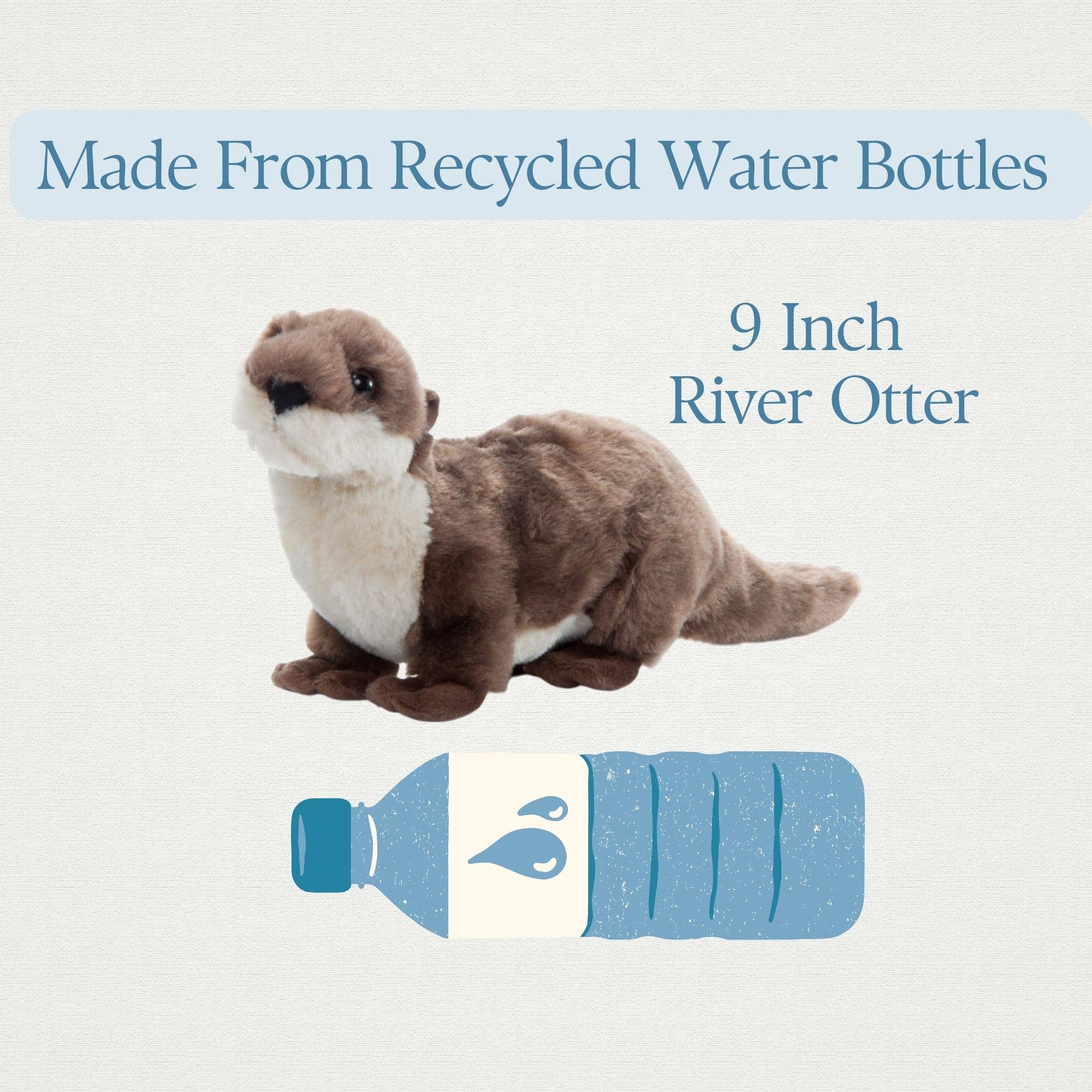 The Petting Zoo - Venta al por mayor Peluche - Niños y bebés - Nutria de río Wild Onez de 9 «(23 cm)2