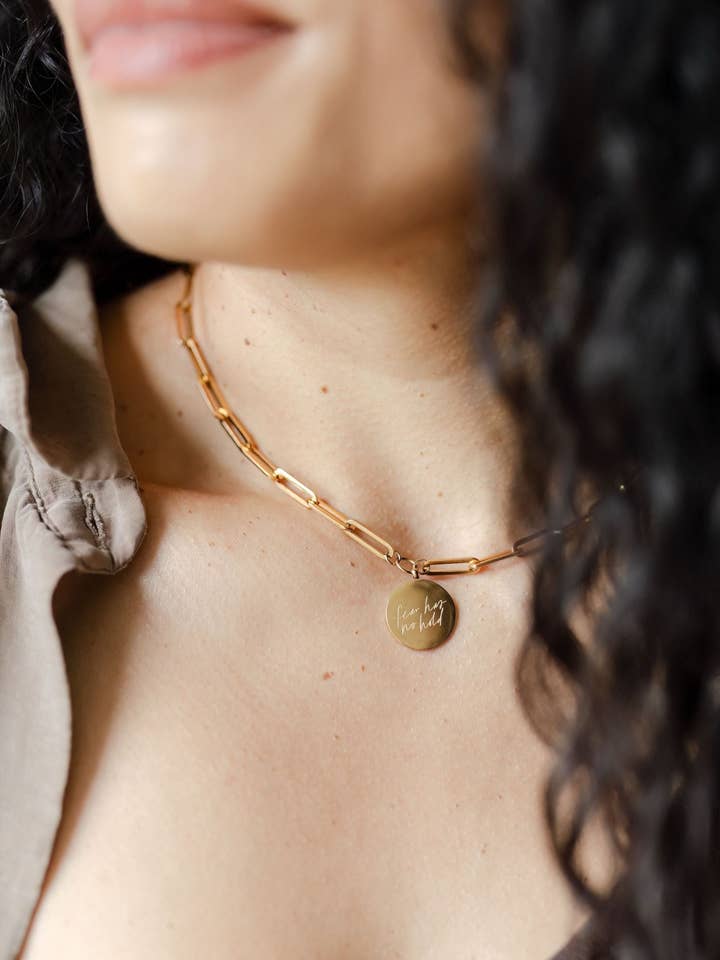 Necklace: Fear Has No Hold for wholesale by Jenessa Wait