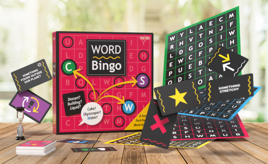 Tactic Games – wholesale Board game – Word Bingo2