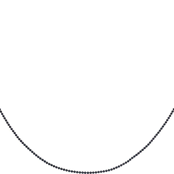 Pure ballenketting zwart 45 cm voor wholesale door Style Republic - Carsten Maletz