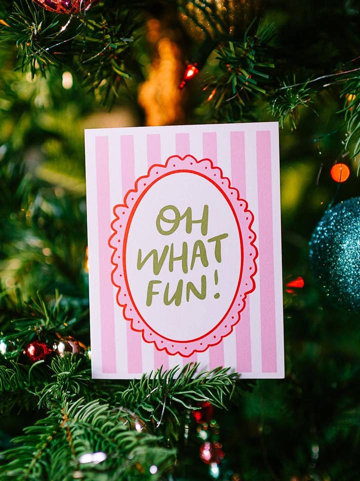 Oh What Fun! Card for wholesale by Bouquet of Joy