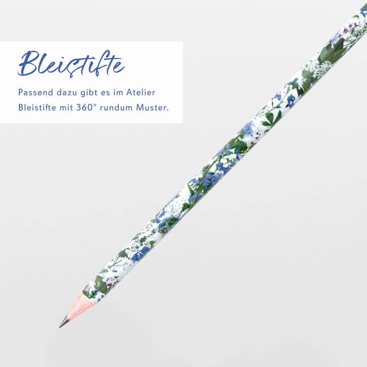 Wildblumen Atelier - Wholesale Notepad - Notepad 50 sheets DIN A6 Dot Grid Forget-me-not, PEFC3