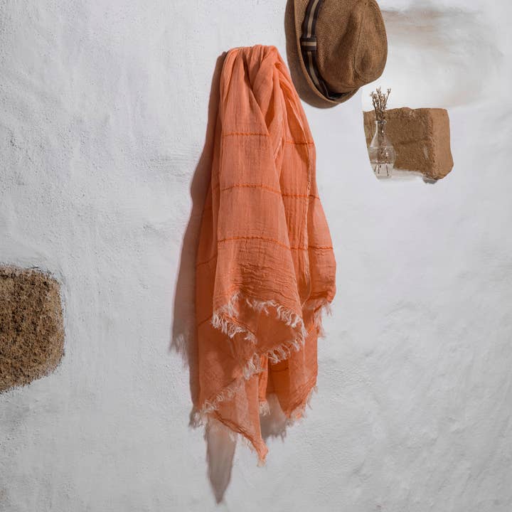 Helen Gauze Scarf for wholesale by loom.ist