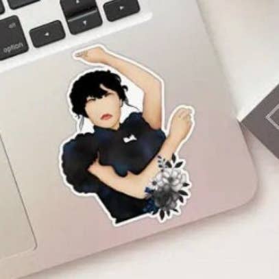 Quirky Latina Co - Wholesale Sticker - Wednesday Dance Waterproof Vinyl Sticker1