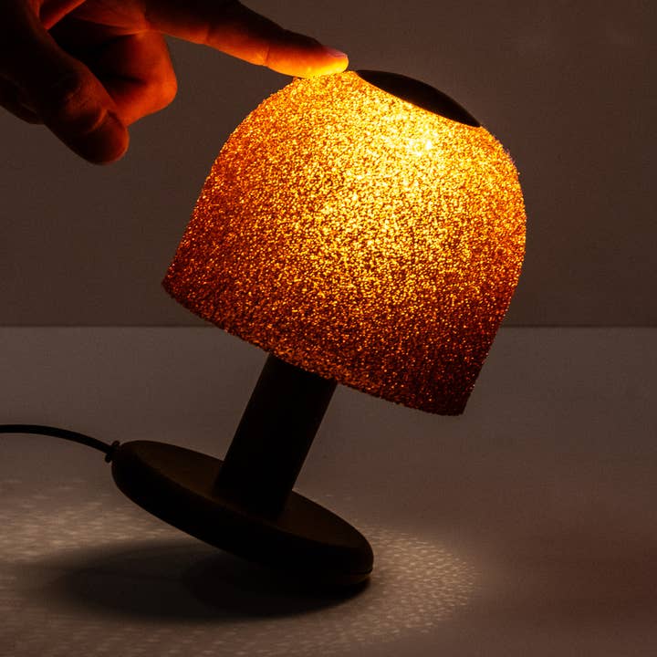 Lampe champignon vintage et chaleureuse - 100 % recyclée pour la vente par Copo Design