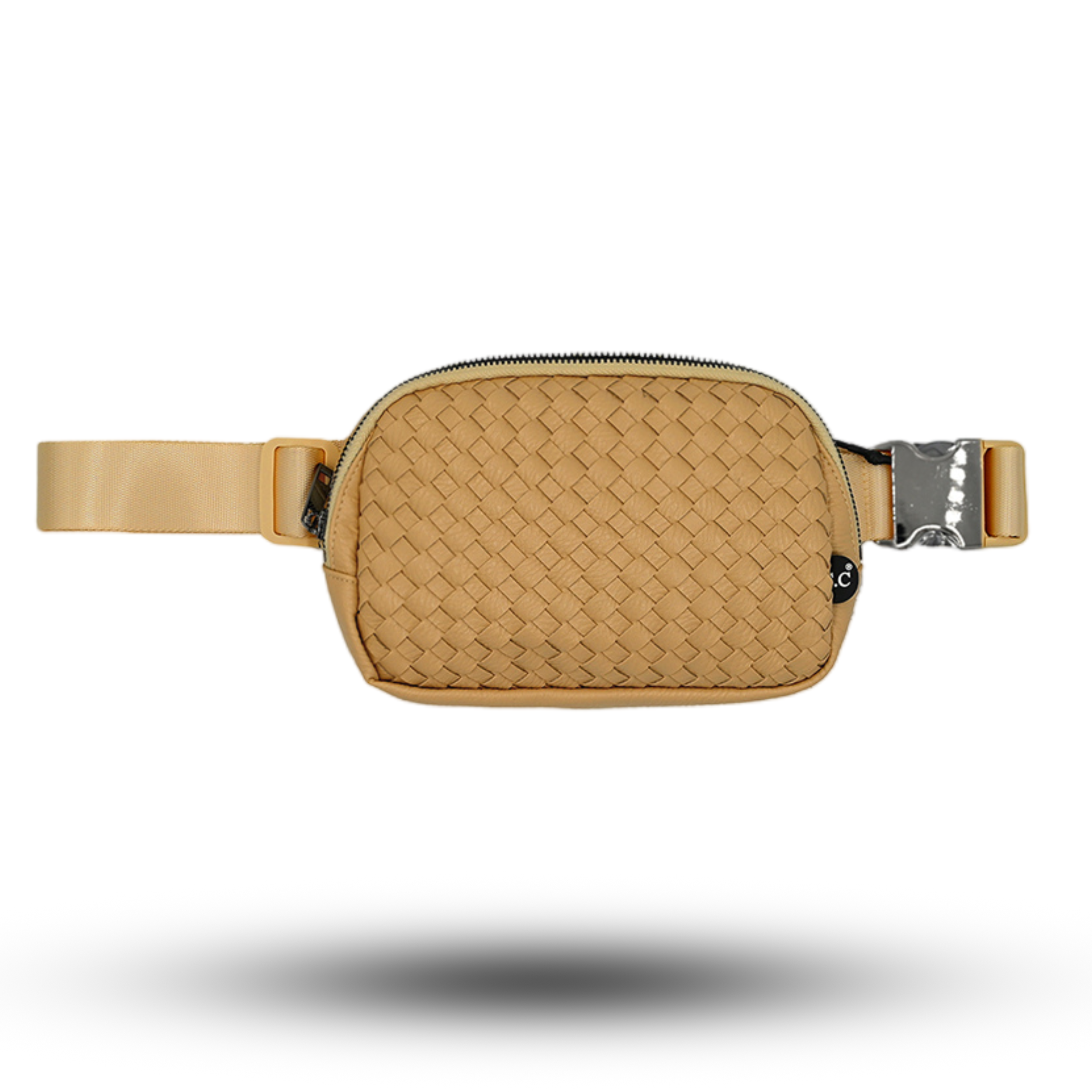 Truly Contagious – wholesale Midjeväska - Dam – CC Vegan Lädervävd Fanny Pack från Contagous1