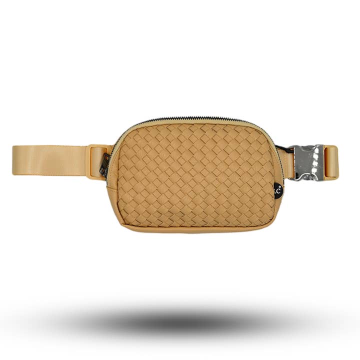 Truly Contagious – wholesale Midjeväska - Dam – CC Vegan Lädervävd Fanny Pack från Contagous1