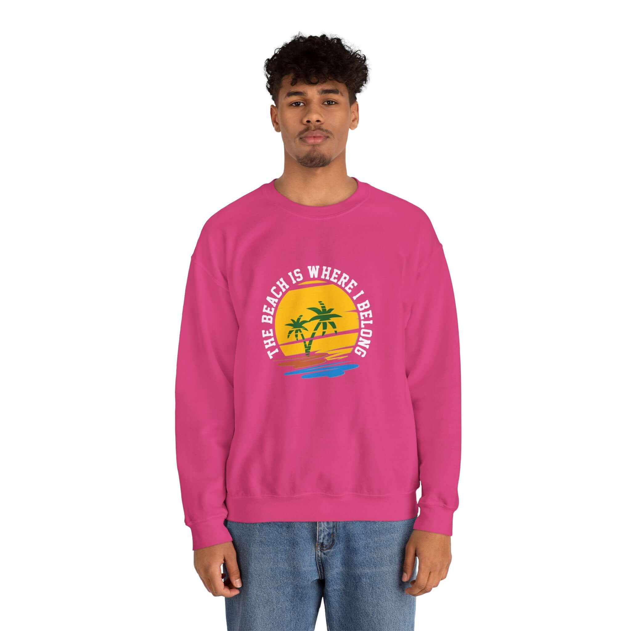 RC'nSONS - Vente Sweat-shirt à imprimés – unisexe - Le sweat-shirt unisexe "La plage est mon endroit"28