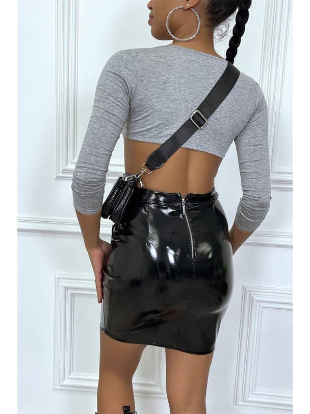 Elite Paris - Wholesale Cardigan - Women's - Gray bolero1