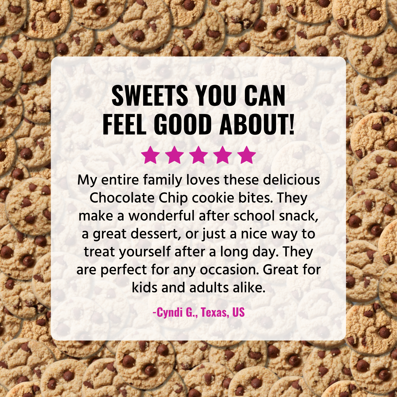 Every Body Eat® - Vente Biscuits - Bouchées de cookies aux pépites de chocolat 155g3