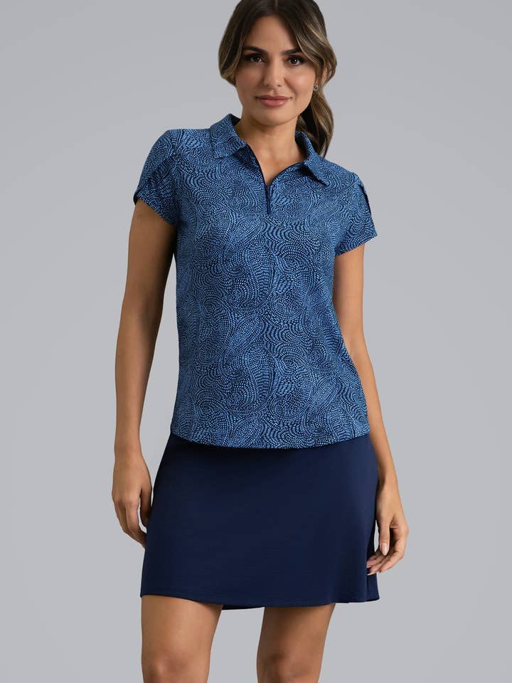 Stephanie Tulip Sleeve Top for wholesale by IBKÜL