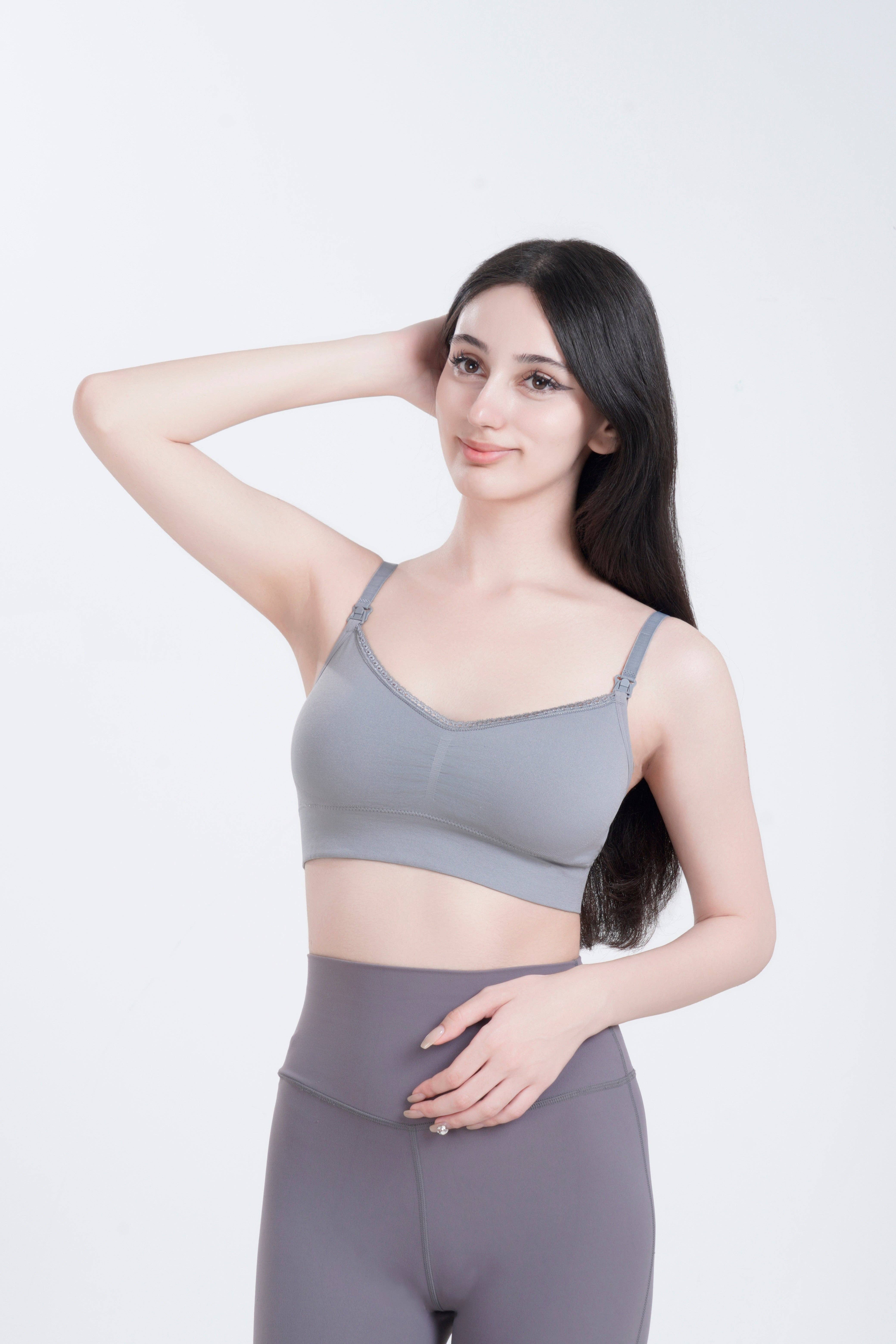 Under Control – wholesale Nursing bra – Maternity – Classic Lace Trim Nursing Bra 4 Pack4