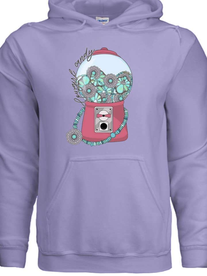 Cowgirl Candy Hoodie for wholesale by Wranglin' Daisies LLC