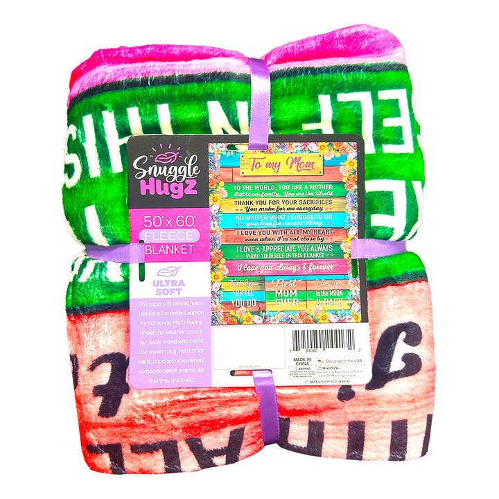 Novelty Brands - Wholesale Throw Blanket - Plush Blanket 60 x 50 Printed Assortment- 6/Pack2