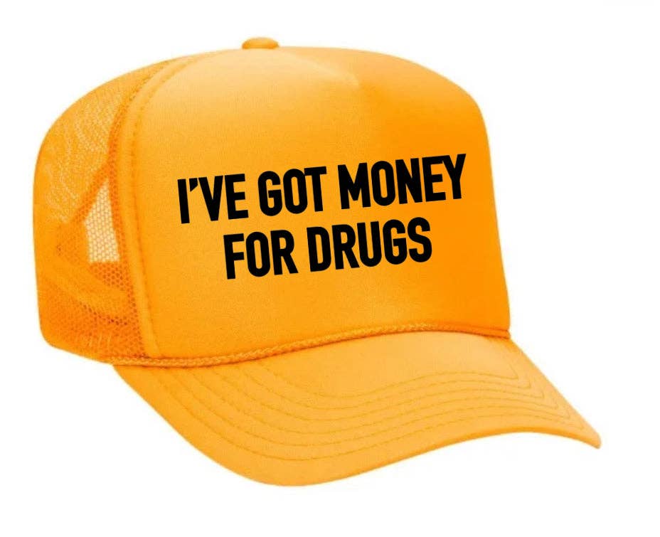 Inappropriate Trucker Hats – Großhandel Trucker-Cap – Unisex – Ich habe Geld für Drugs Trucker Hat25