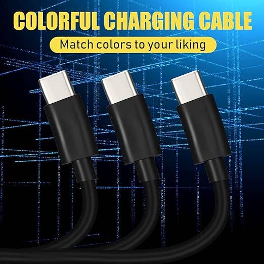 Crover - Wholesale Charging Cable - 10ft USB-A to USB-C Charging Cable, Black4