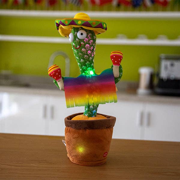 Showcase - Wholesale Stuffed/Plush Toy - Kids & Baby - Cactus Alive #DancingCactus | w/ Sombrero & Cha-Chas | As Seen On Social!