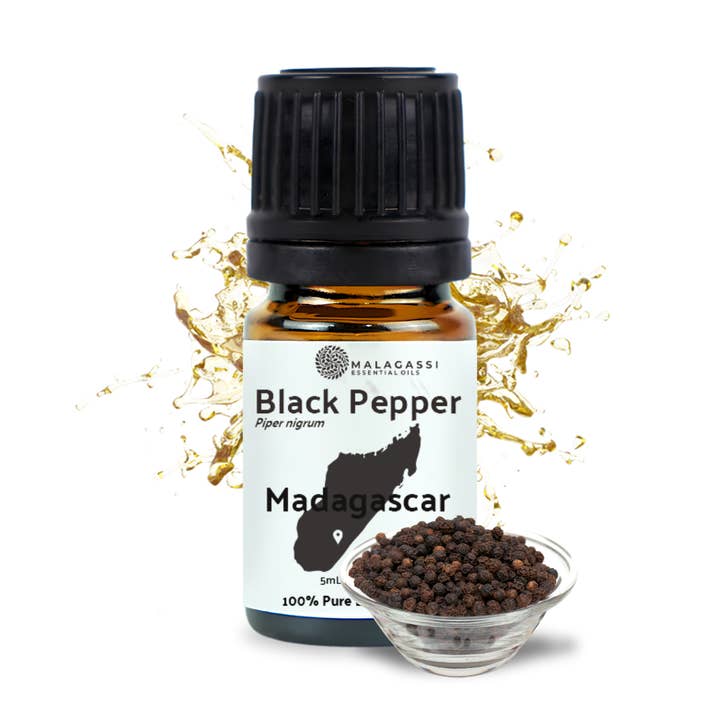 Black Pepper Essential Oil - 100% Pure- Farm-Direct Sourcing for wholesale by Nature Packaged