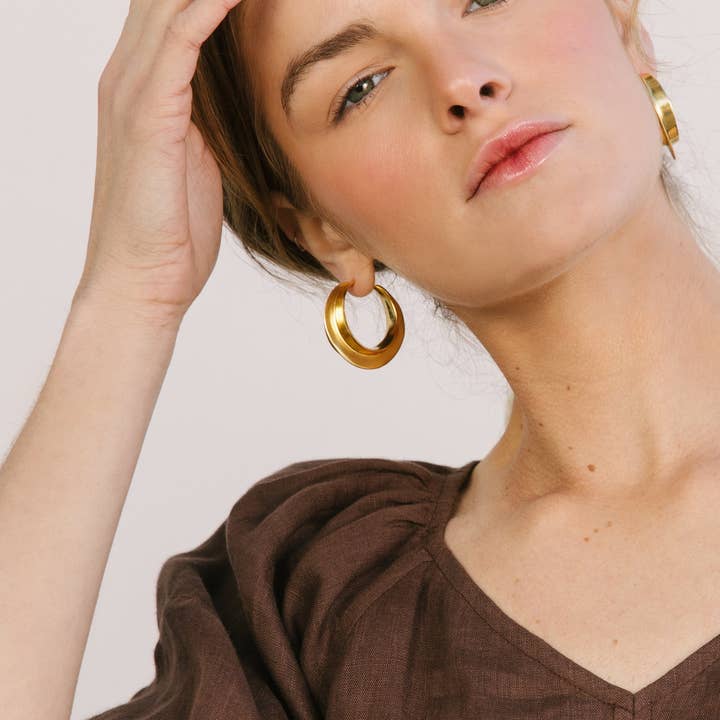 BECASA - Wholesale Hoop Earrings - Solstice Hoop Earrings4