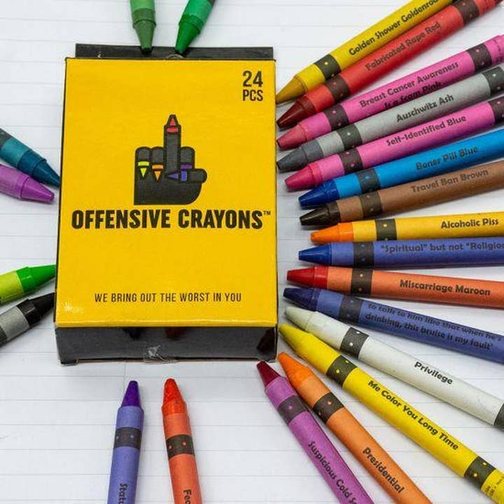 MilkToast Brands - Wholesale Crayons - Kids & Baby - Offensive Crayons