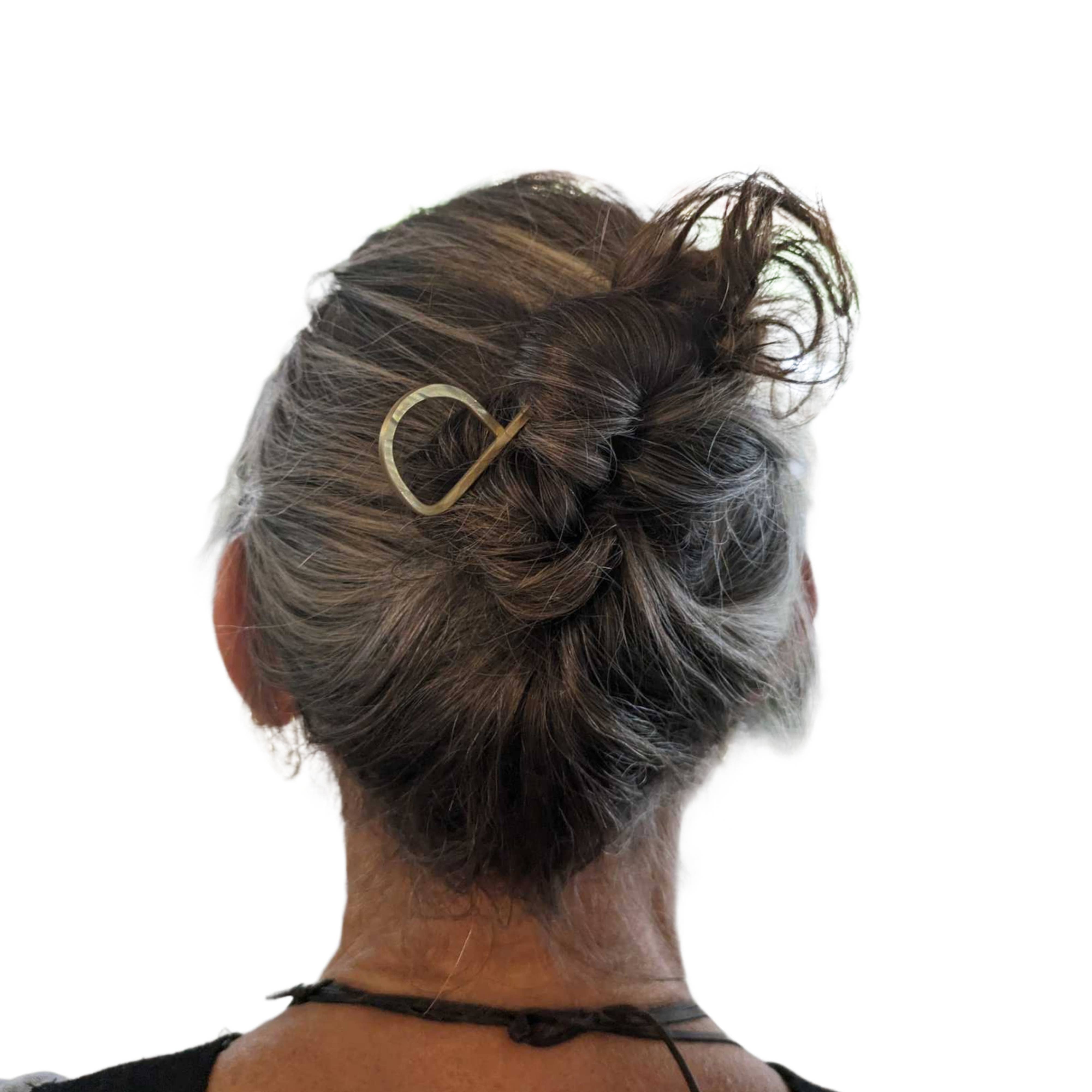 PeLo Modern Hair – wholesale Hair pin – Medium Super Sculpture Hair Forks in Brass - 5 Assorted6