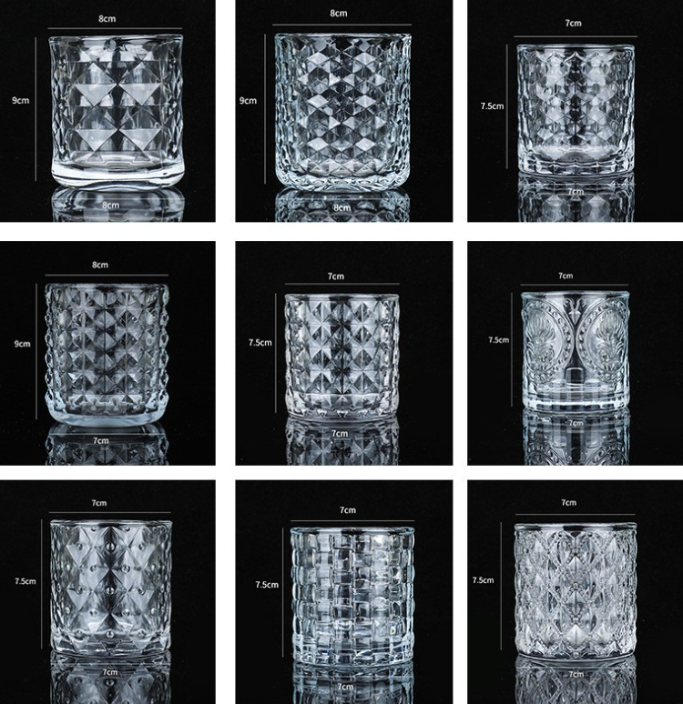 Sweet Home Deco – wholesale Candle holder – Rustic Votive Candle Holder, Tabletop Centerpiece, Clear 7