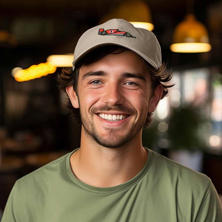 Dalix Formula Racing Cap for wholesale by Dalix