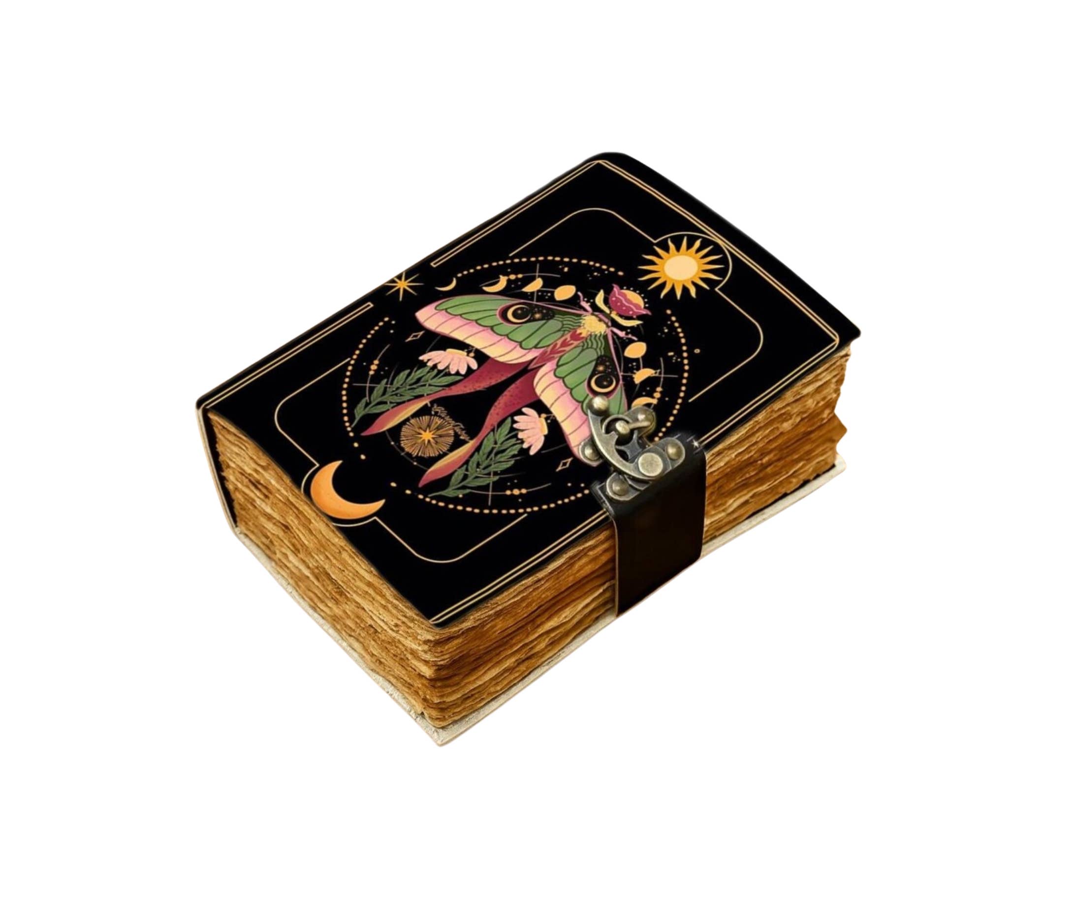 Billion Brothers - Wholesale Journal/Diary - Moth Travel Diary Grimoire Notebook Gothic Vintage Journal3