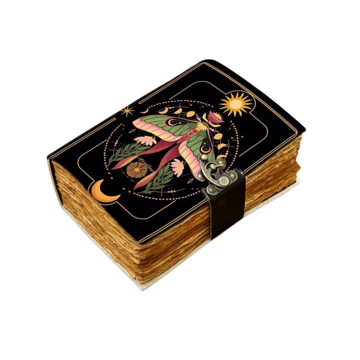 Billion Brothers - Wholesale Journal/Diary - Moth Travel Diary Grimoire Notebook Gothic Vintage Journal3