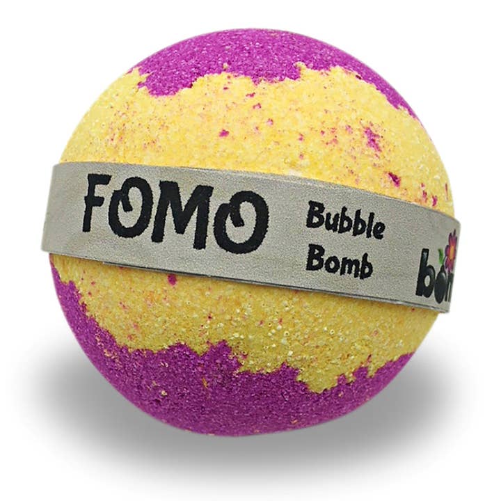 FOMO Fun Fizzy Colourful Bubble Bath Bomb for wholesale by Bomd