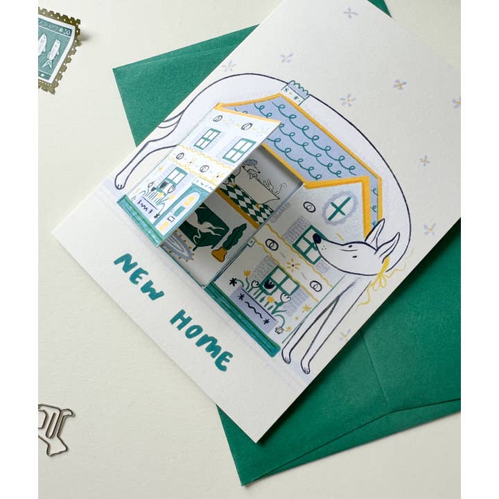 Bryony Moss Illustration - Wholesale Everyday Greeting Card - New Home, A6 Greetings Card1